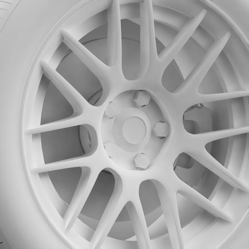 Chevrolet Camaro 2012 Hennesey wheel 3D model_2