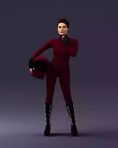 000011 Space girl 0411 3dp