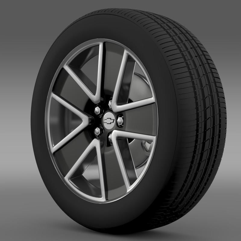 Chevrolet Camaro Convertible 2007 wheel 3D model_5