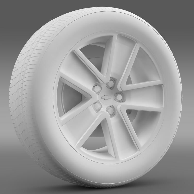 Chevrolet Camaro Convertible 2007 wheel 3D model_10