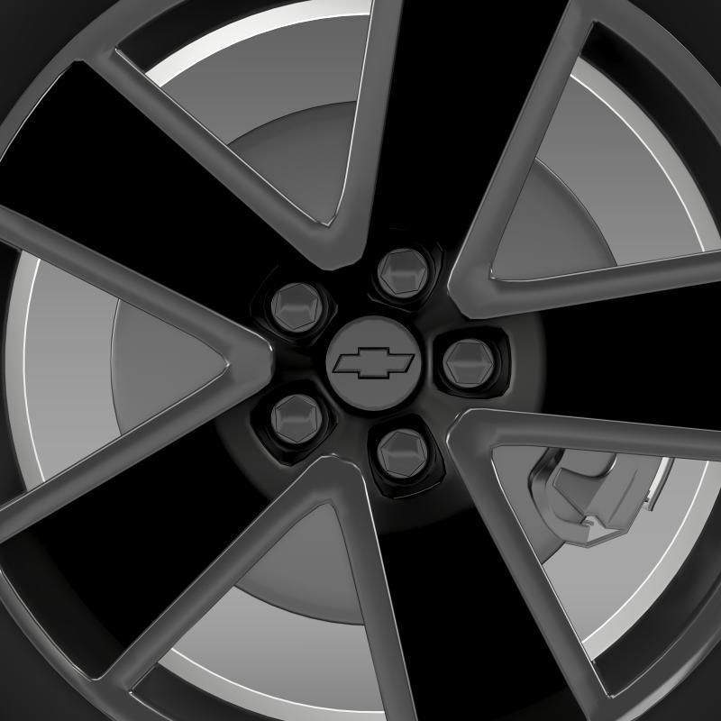 Chevrolet Camaro Convertible 2007 wheel 3D model_9