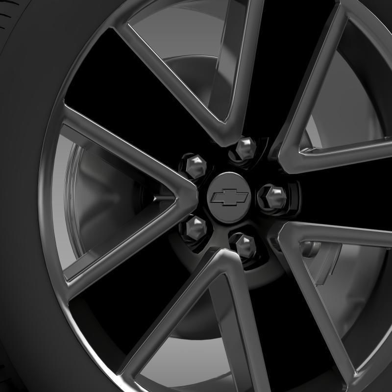 Chevrolet Camaro Convertible 2007 wheel 3D model_7