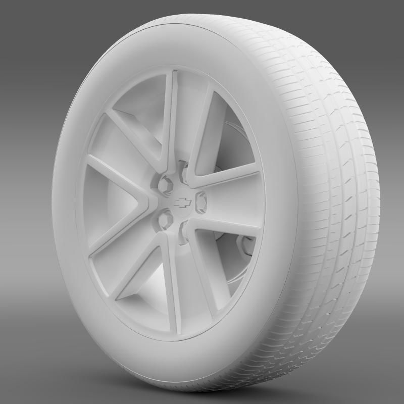 Chevrolet Camaro Convertible 2007 wheel 3D model_11