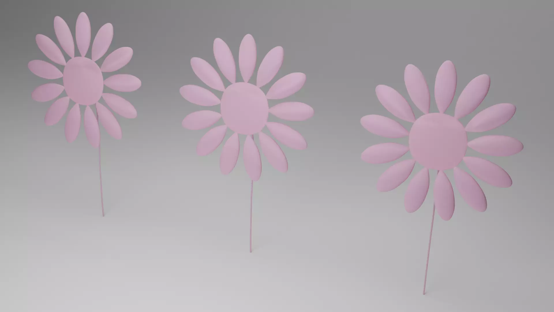 Cartoon Flower 3D model_0