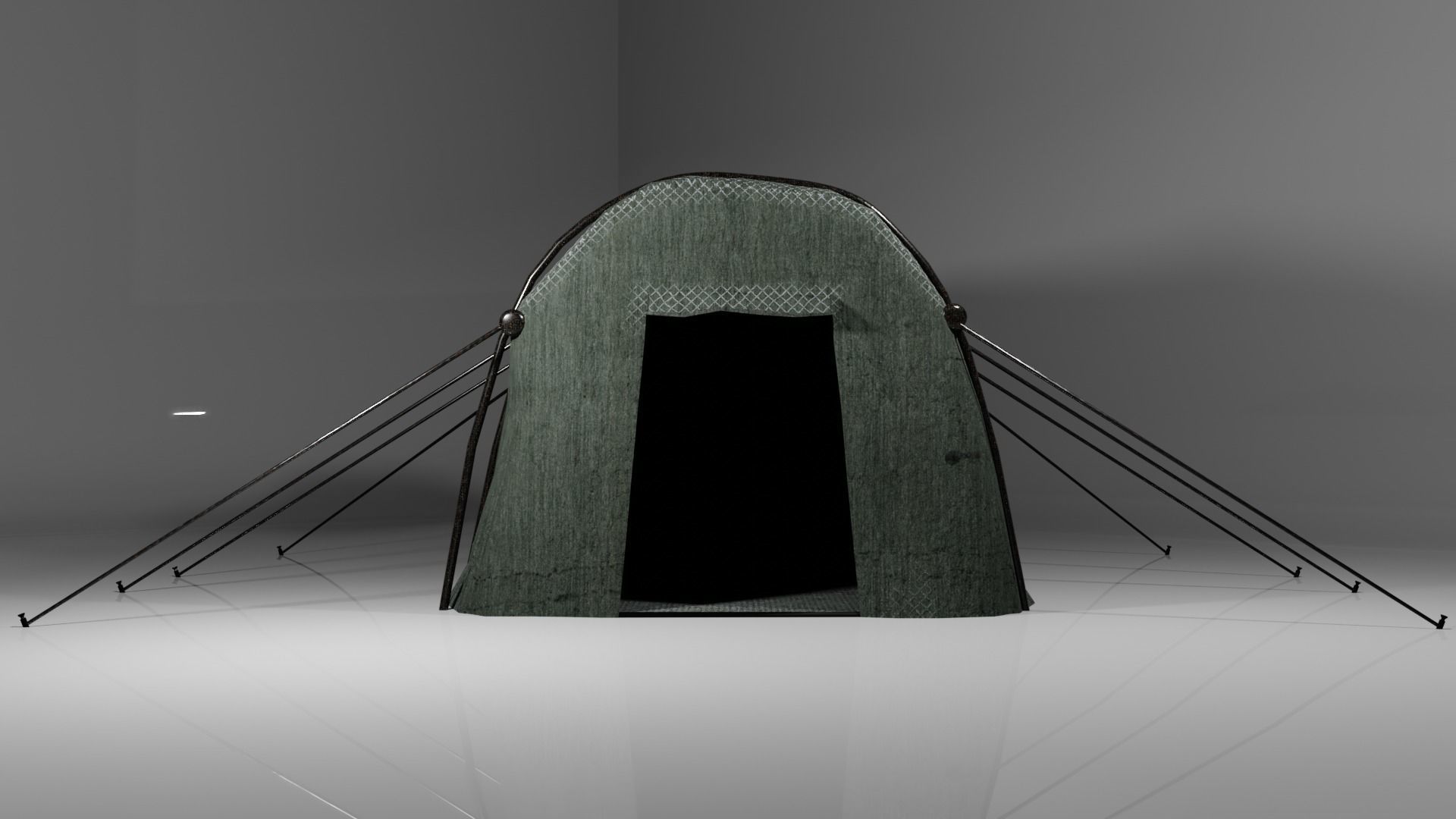 Military tent PBR Free low-poly 3D model_7