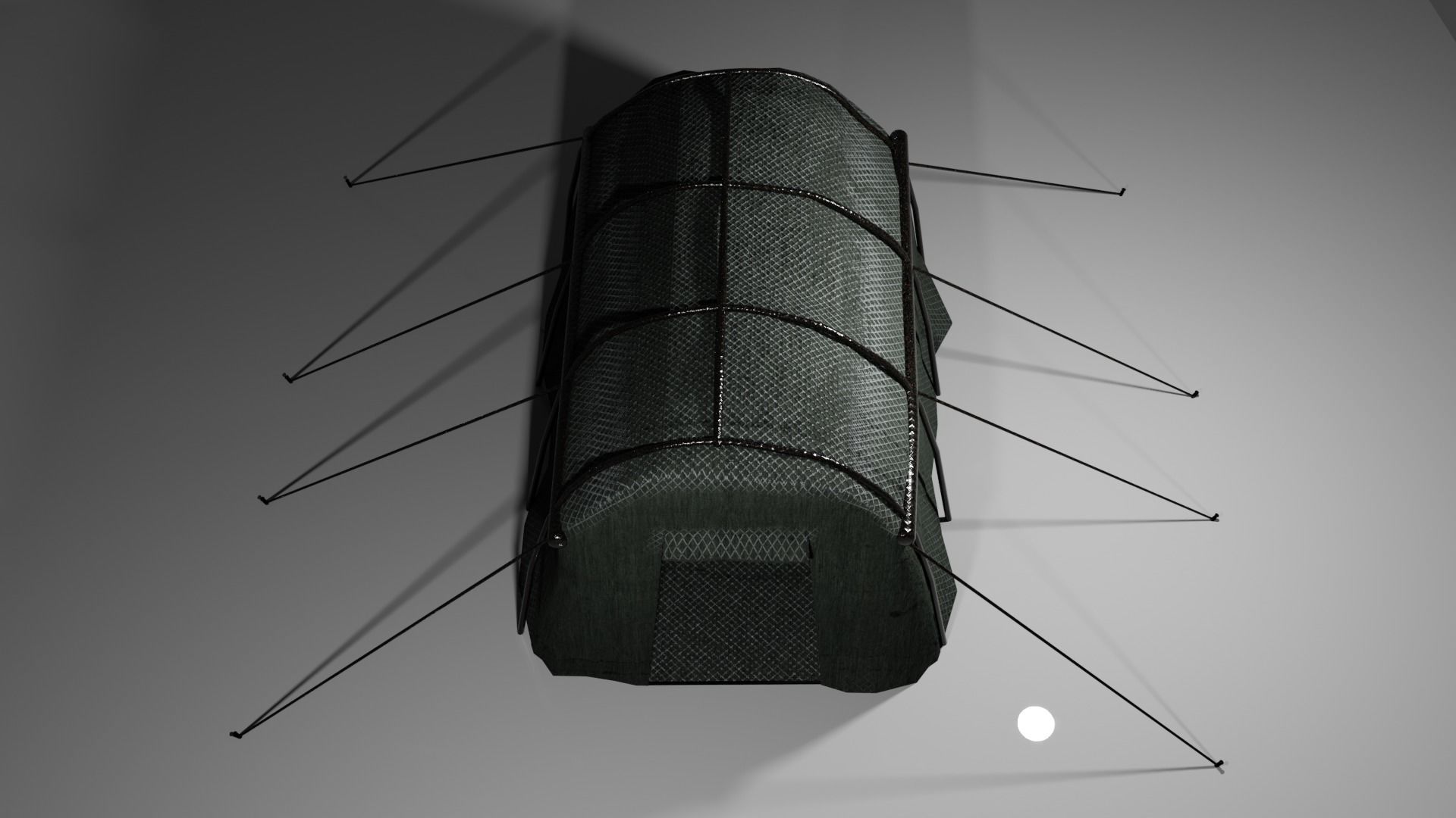 Military tent PBR Free low-poly 3D model_9