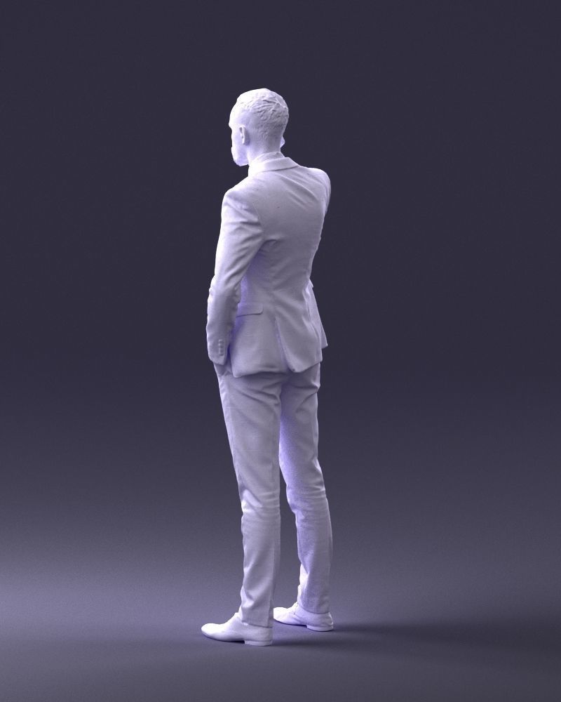 000254 Businessman in Suit Talking on Phone 0220 3dp 3D print model_23