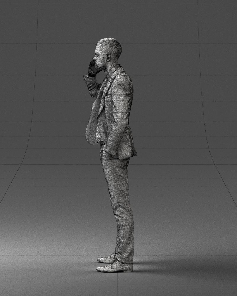 000254 Businessman in Suit Talking on Phone 0220 3dp 3D print model_27