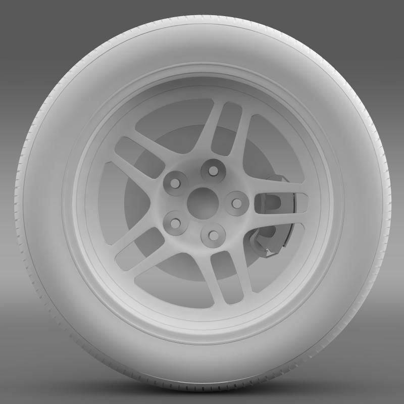 Chevrolet Camaro GS Racecar 2008 wheel 3D model_12