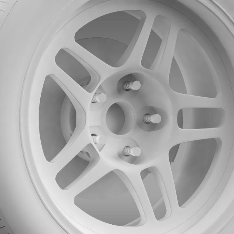 Chevrolet Camaro GS Racecar 2008 wheel 3D model_1
