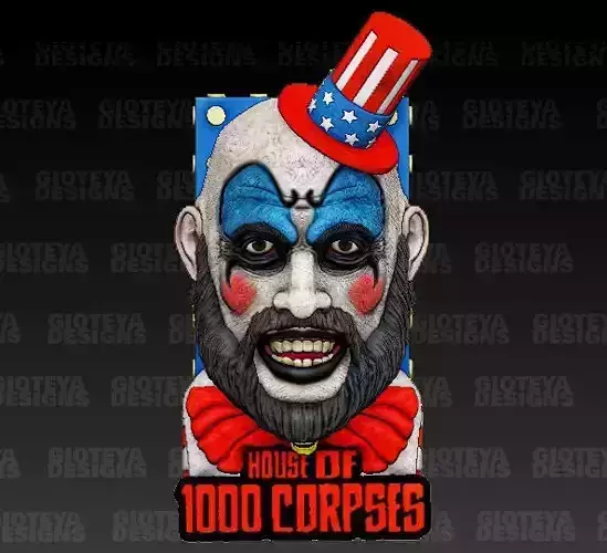House of 1000 Corpses Captain Spaulding Magnet 3D model