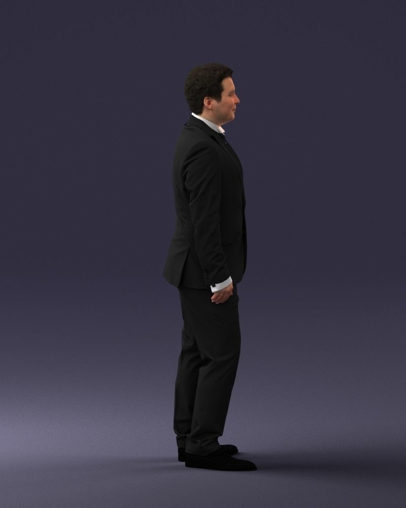 000059 Waiter man 0414 3dp 3D print model_12