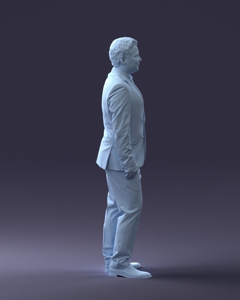 000059 Waiter man 0414 3dp 3D print model_13