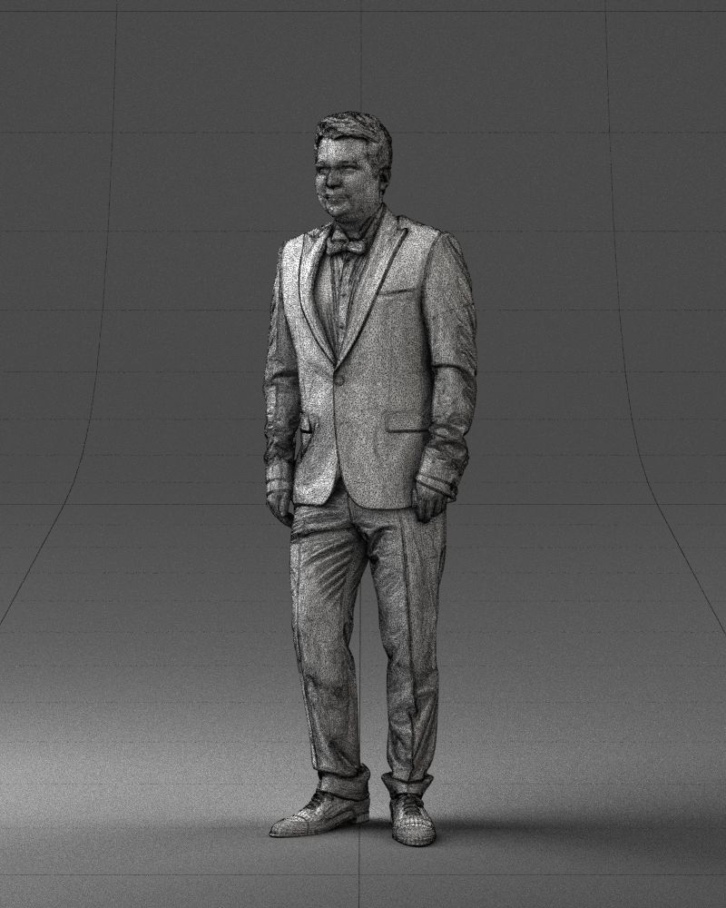 000059 Waiter man 0414 3dp 3D print model_32