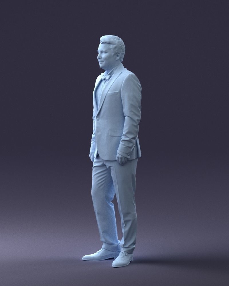 000059 Waiter man 0414 3dp 3D print model_28