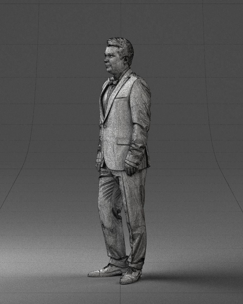 000059 Waiter man 0414 3dp 3D print model_29