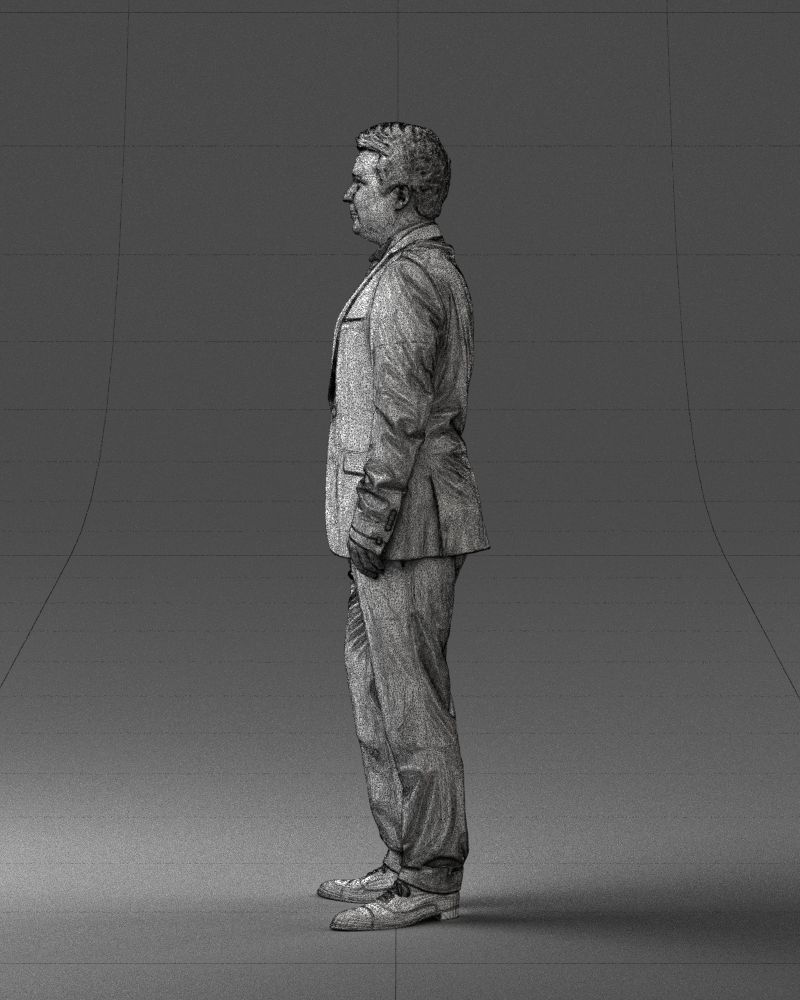 000059 Waiter man 0414 3dp 3D print model_26