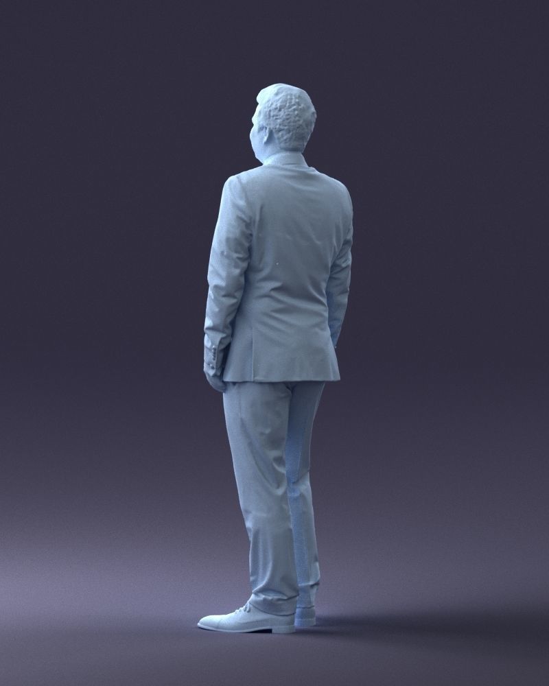 000059 Waiter man 0414 3dp 3D print model_22