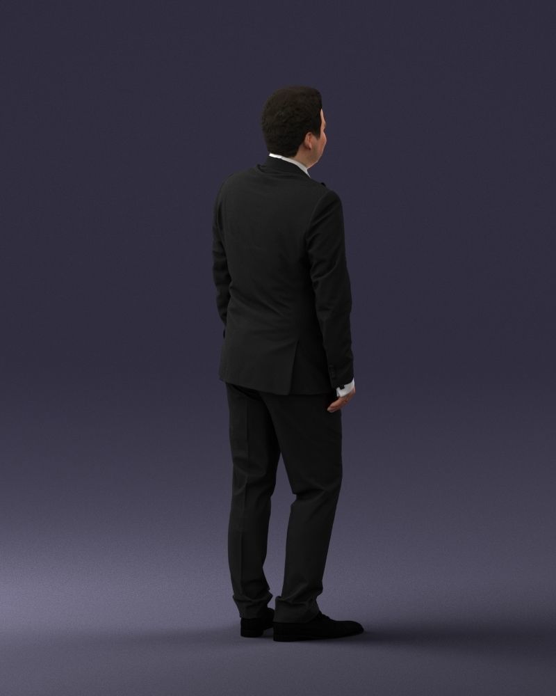 000059 Waiter man 0414 3dp 3D print model_15