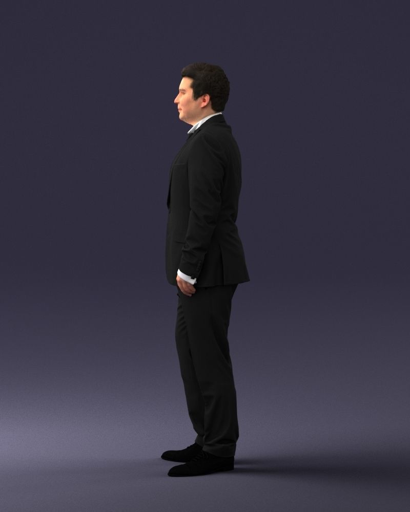 000059 Waiter man 0414 3dp 3D print model_24