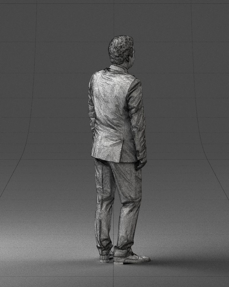 000059 Waiter man 0414 3dp 3D print model_17