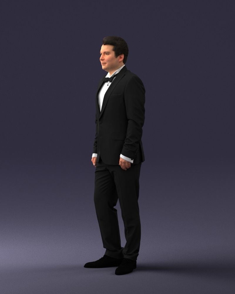 000059 Waiter man 0414 3dp 3D print model_27