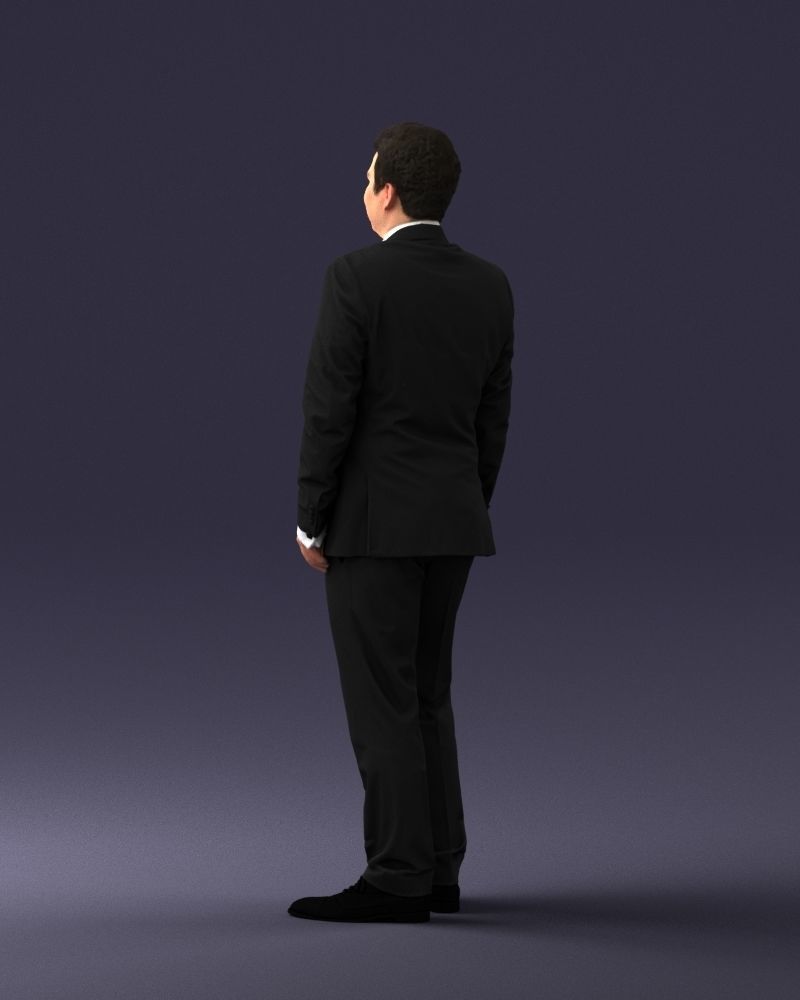 000059 Waiter man 0414 3dp 3D print model_21