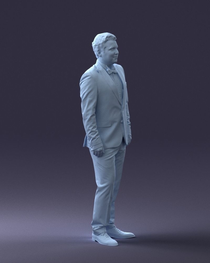000059 Waiter man 0414 3dp 3D print model_10