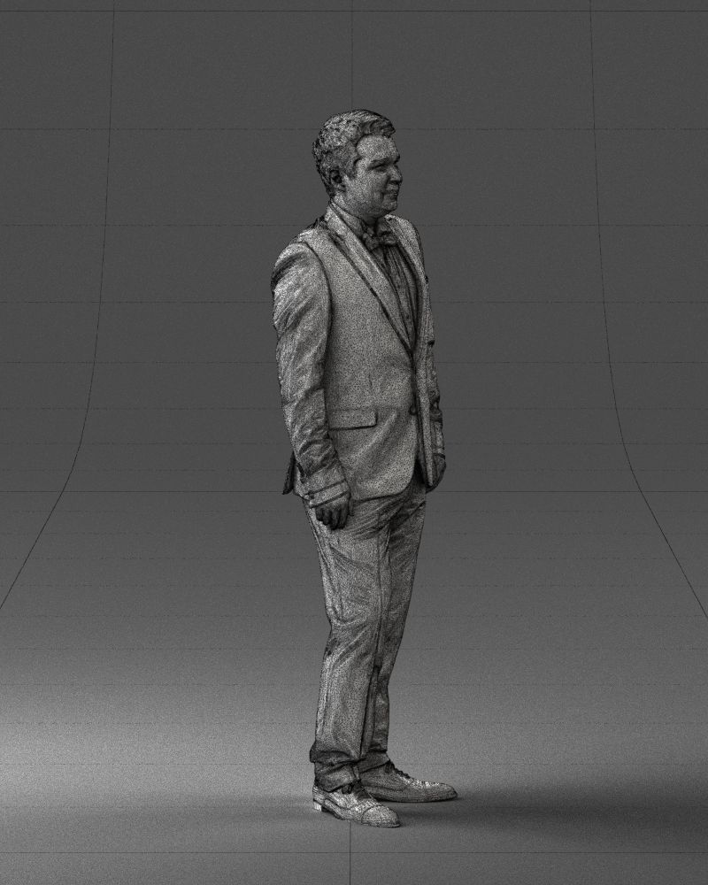 000059 Waiter man 0414 3dp 3D print model_11