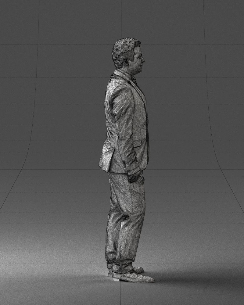 000059 Waiter man 0414 3dp 3D print model_14