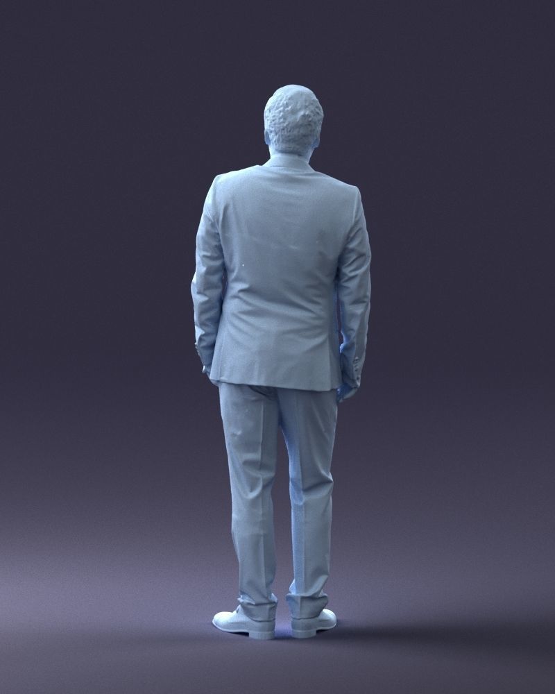 000059 Waiter man 0414 3dp 3D print model_19