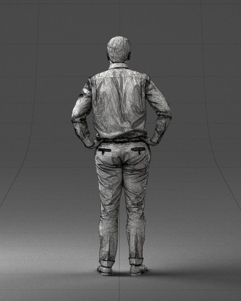 000348 Business Casual Man 3dp 3D print model_21
