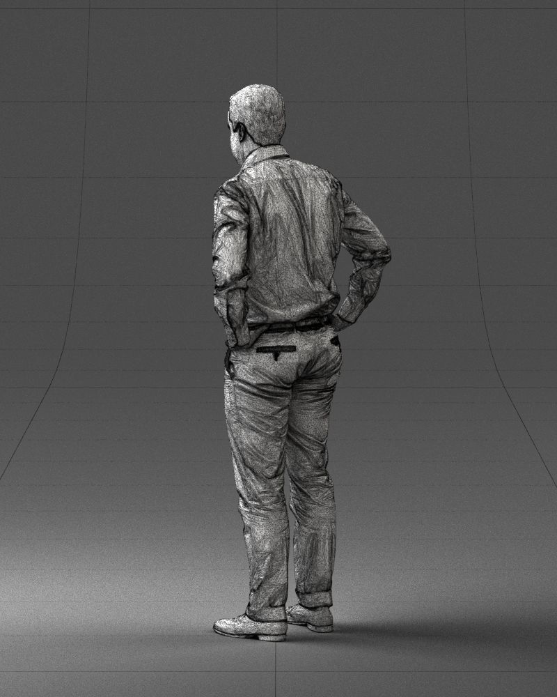 000348 Business Casual Man 3dp 3D print model_24