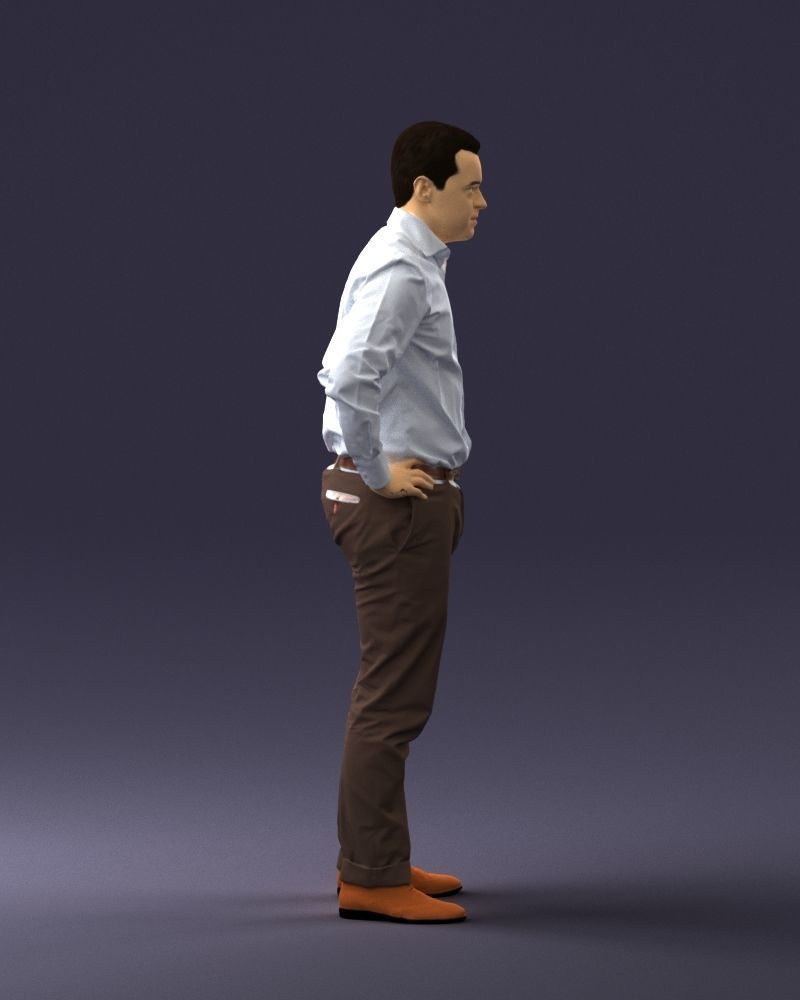 000348 Business Casual Man 3dp 3D print model_13