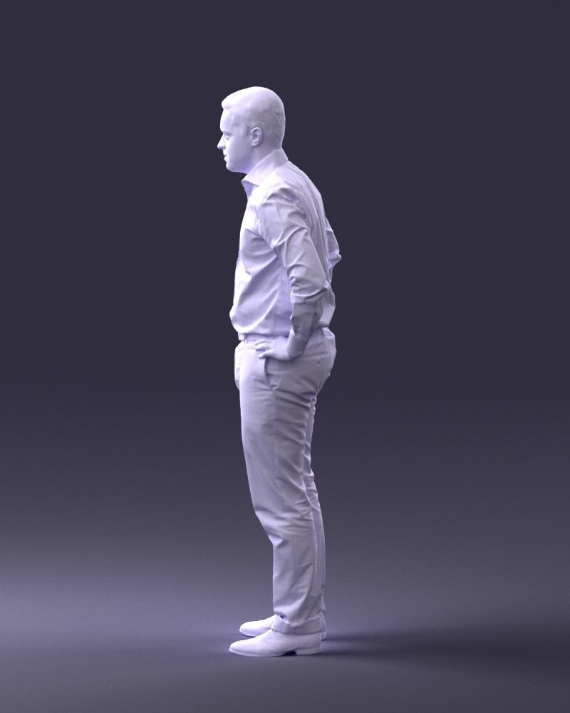 000348 Business Casual Man 3dp 3D print model_26
