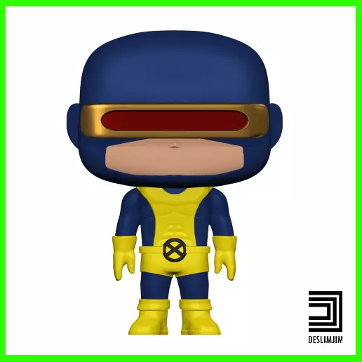 CYCLOPS CLASSIC MARVEL X MEN FUNKO POP 3D print model_0