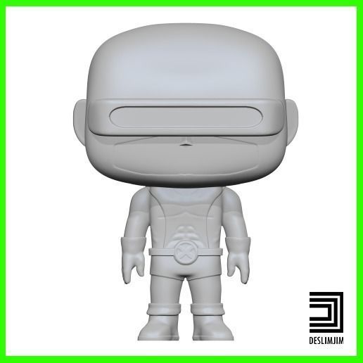CYCLOPS CLASSIC MARVEL X MEN FUNKO POP 3D print model_1