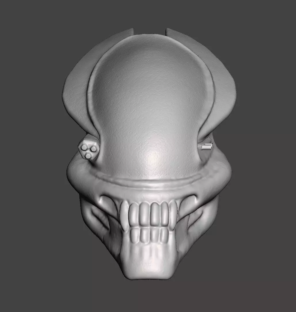 SERPENT PREDATOR BIO MASK HELMET  STL  HIGH-POLY 3D print model_0