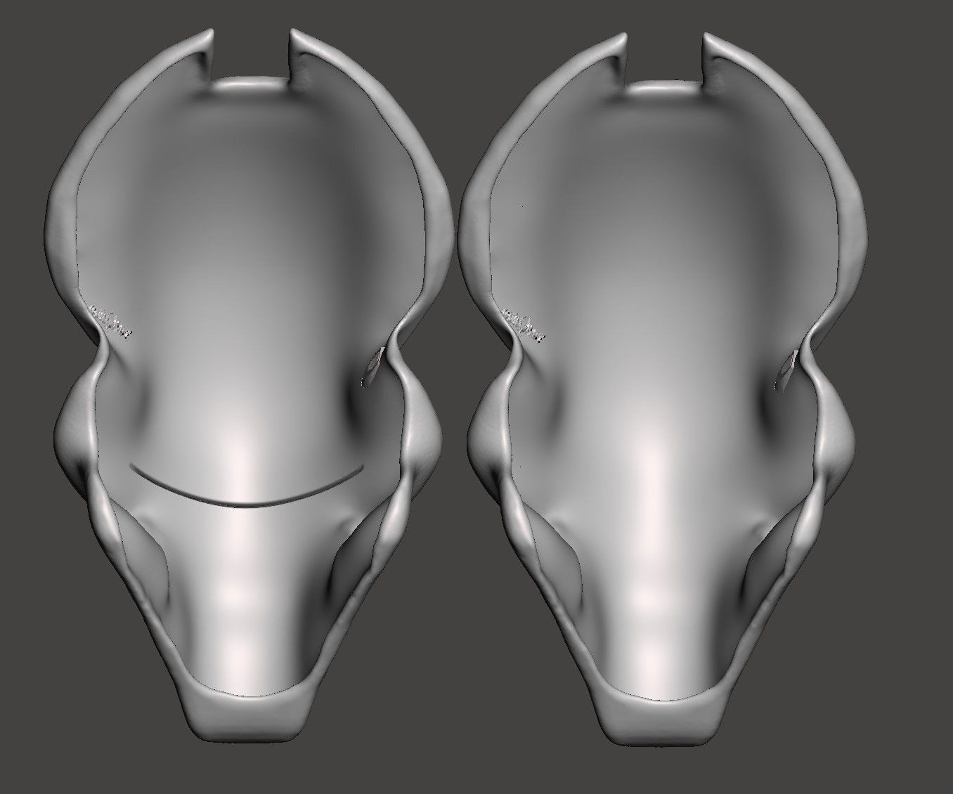 SERPENT PREDATOR BIO MASK HELMET  STL  HIGH-POLY 3D print model_4