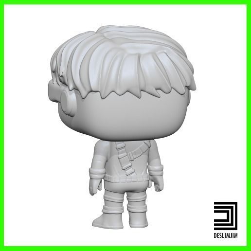 CYCLOPS MARVEL X MEN FUNKO POP  3D print model_2