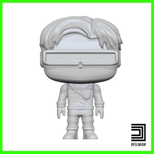 CYCLOPS MARVEL X MEN FUNKO POP  3D print model_1