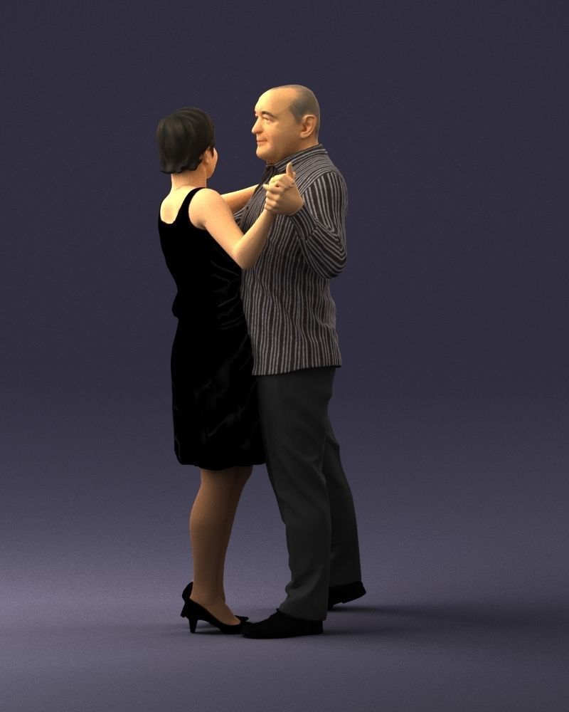 Man and woman dancing 0281 3D model_21
