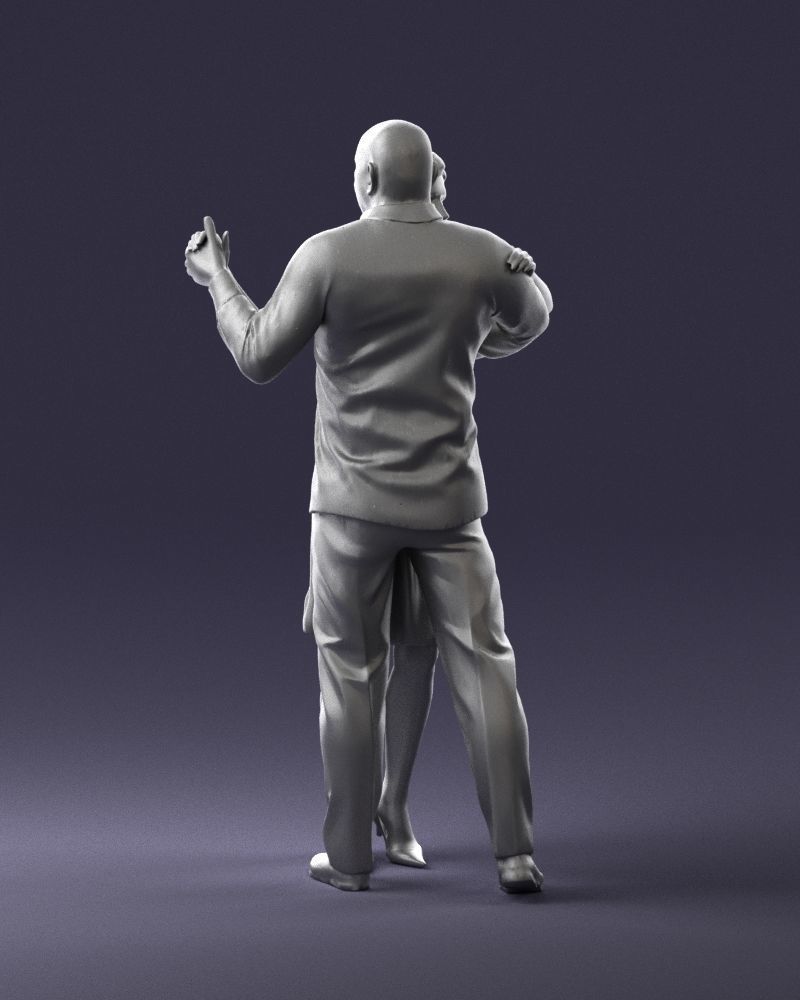 Man and woman dancing 0281 3D model_16
