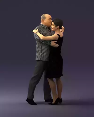 Man and woman dancing 0281