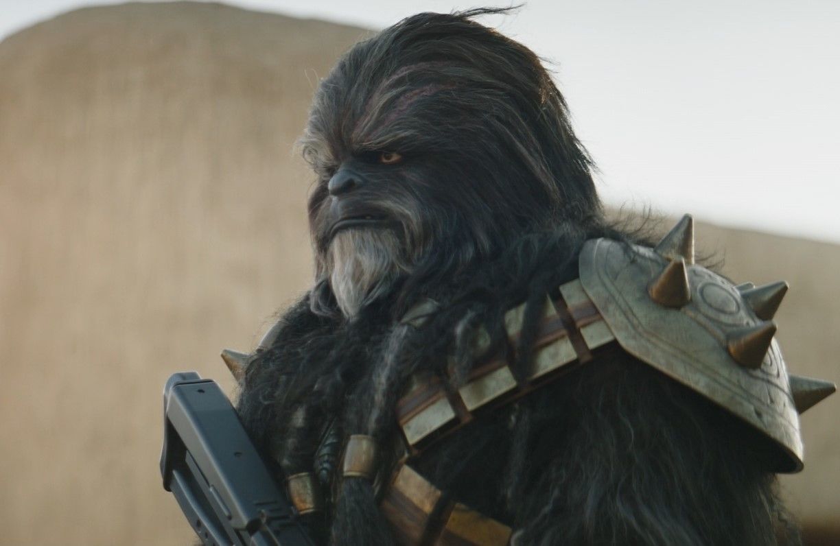 Black Krrsantan mask face shell with articulated jaw  3D print model_11