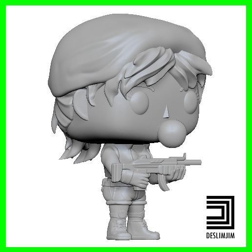 ERI METAL SLUG SNK FUNKO POP 3D print model_2