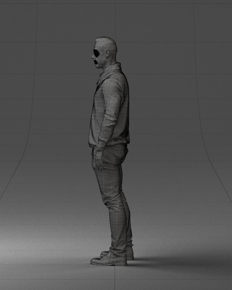 Man in blue suit 0047 3D model_26