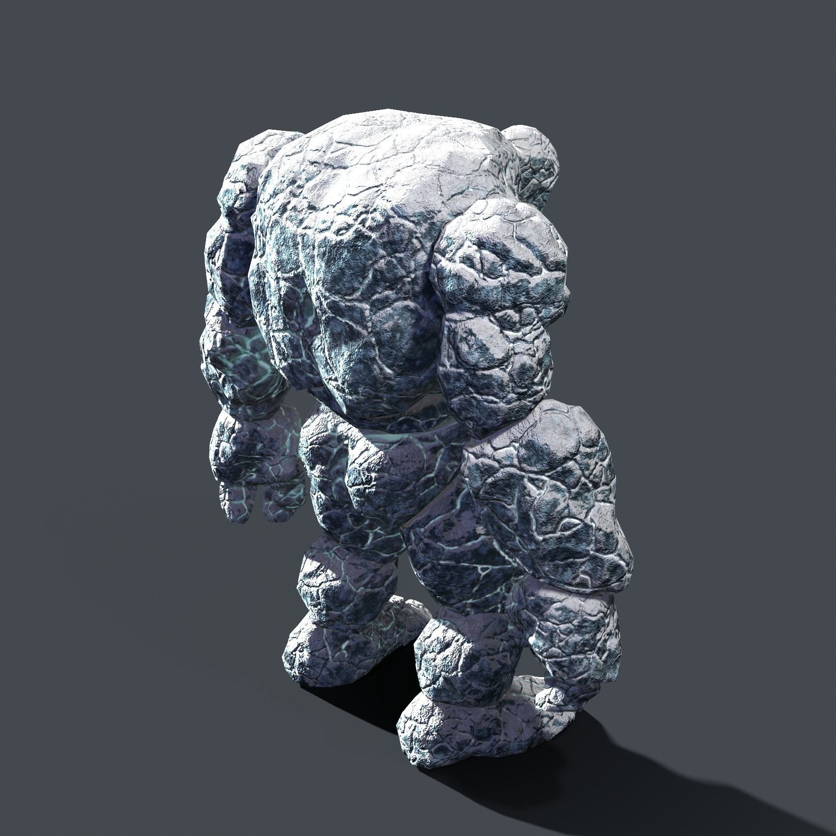 Golem Elemental - Mega Pack Low-poly 3D model_63