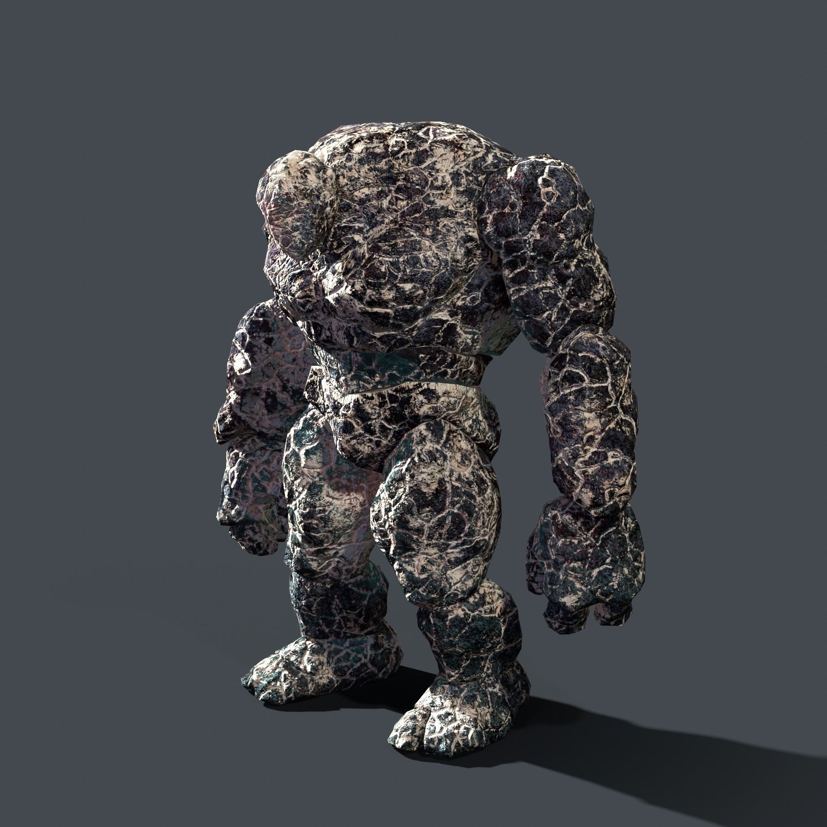 Golem Elemental - Mega Pack Low-poly 3D model_92