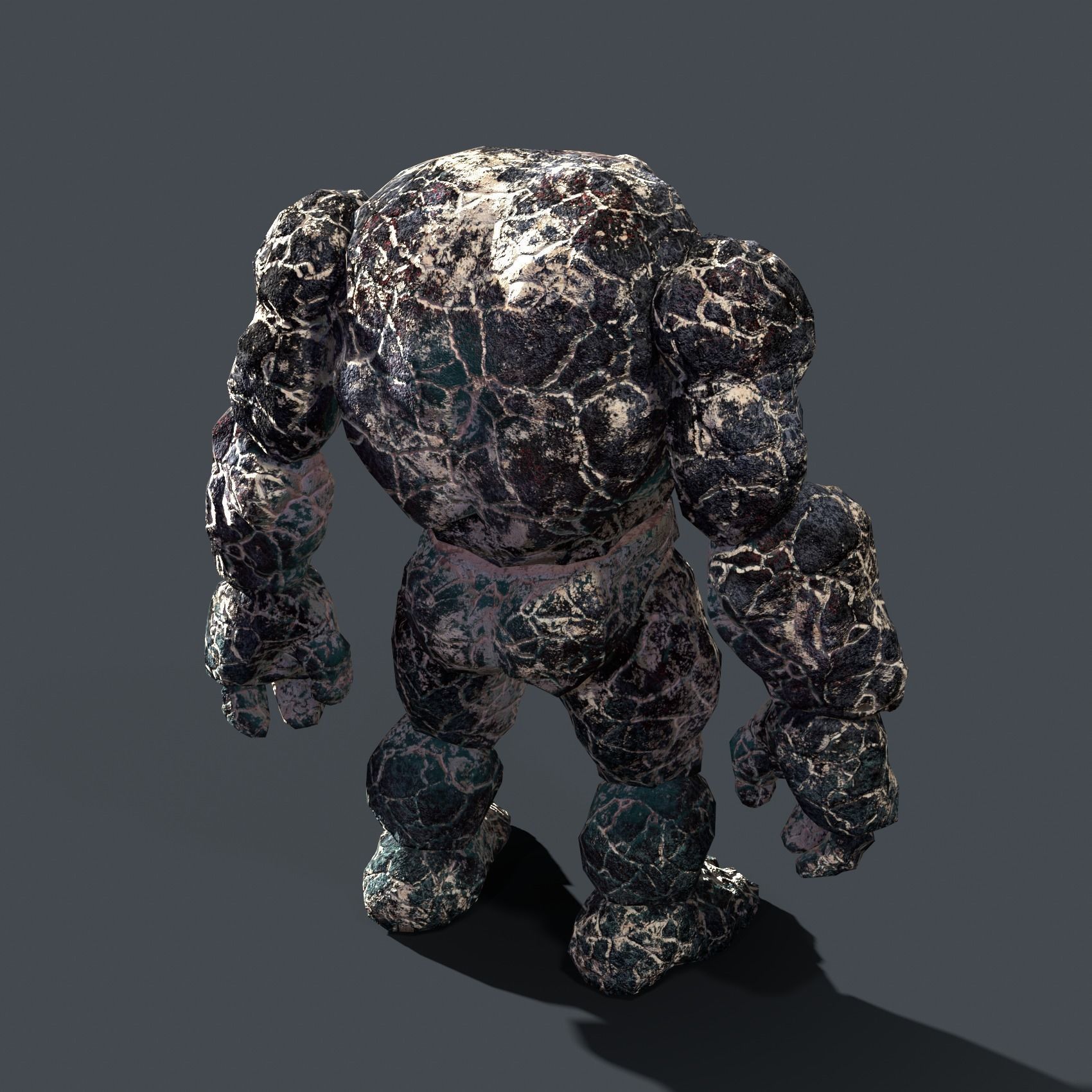 Golem Elemental - Mega Pack Low-poly 3D model_52